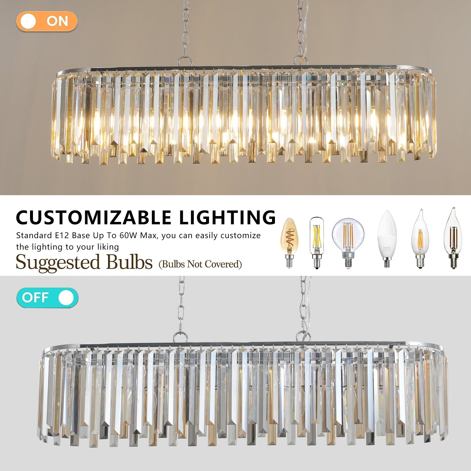 evoltleds Luminous Harmony Crystal Chandelier eprolo 