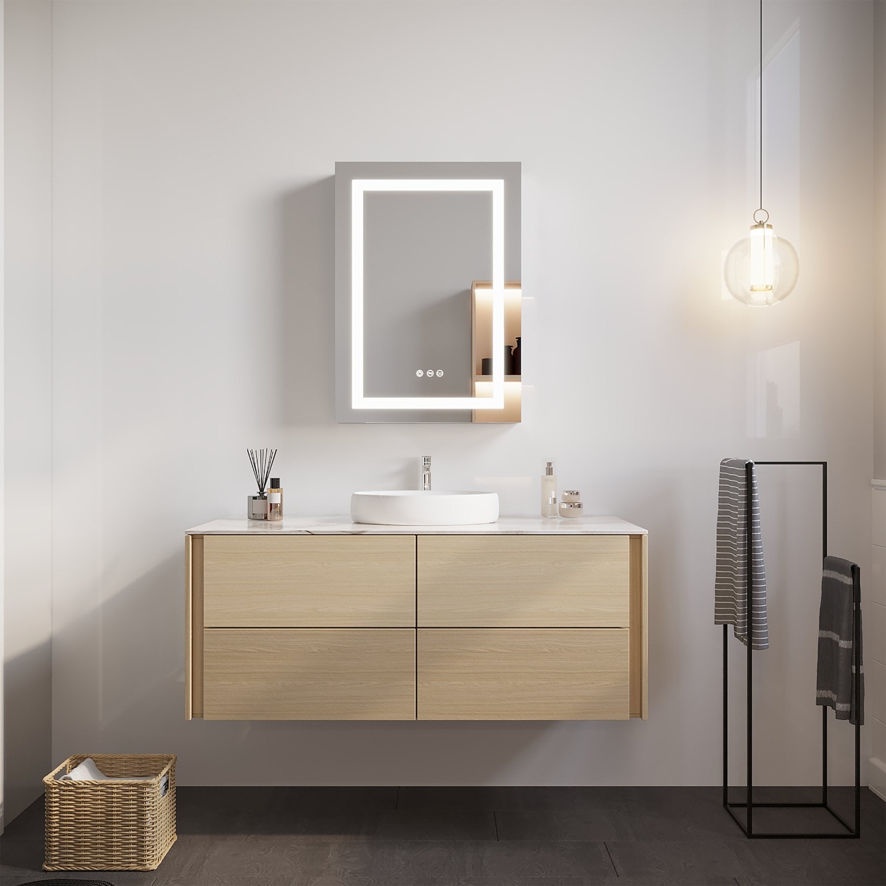 Luxe Reflection LED Medicine Cabinet - evoltleds