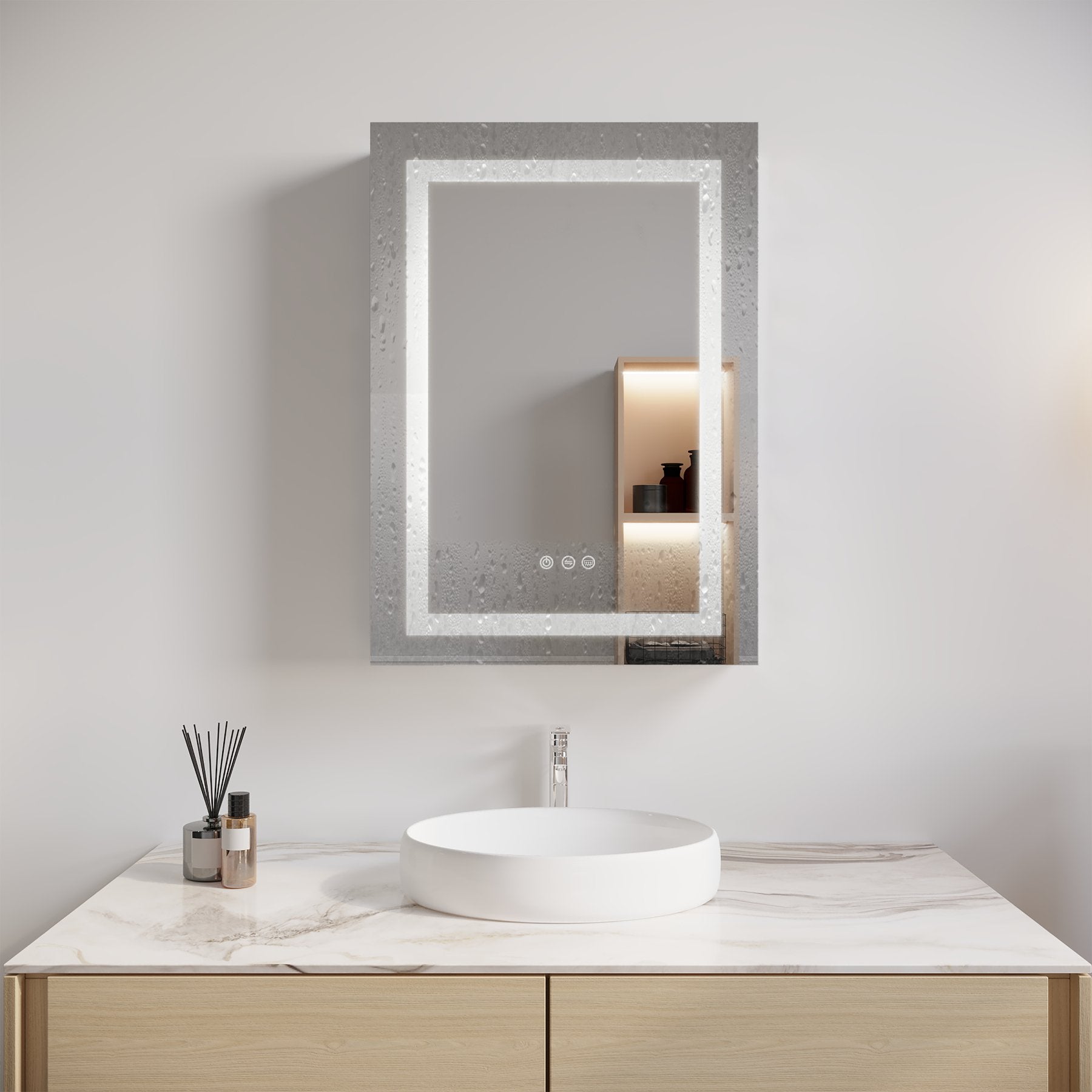 Luxe Reflection LED Medicine Cabinet - evoltleds