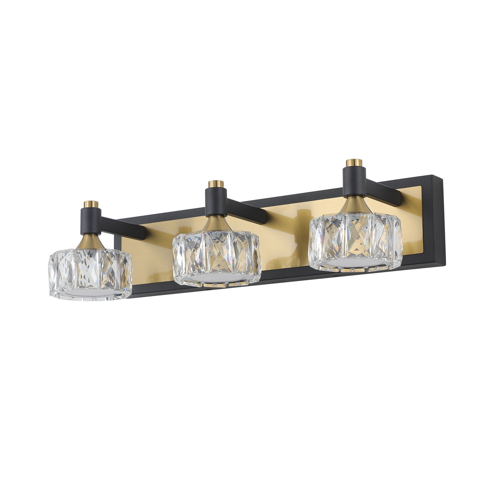 Luxury Yellow Brown Crystal Iron Wall Sconce - evoltleds