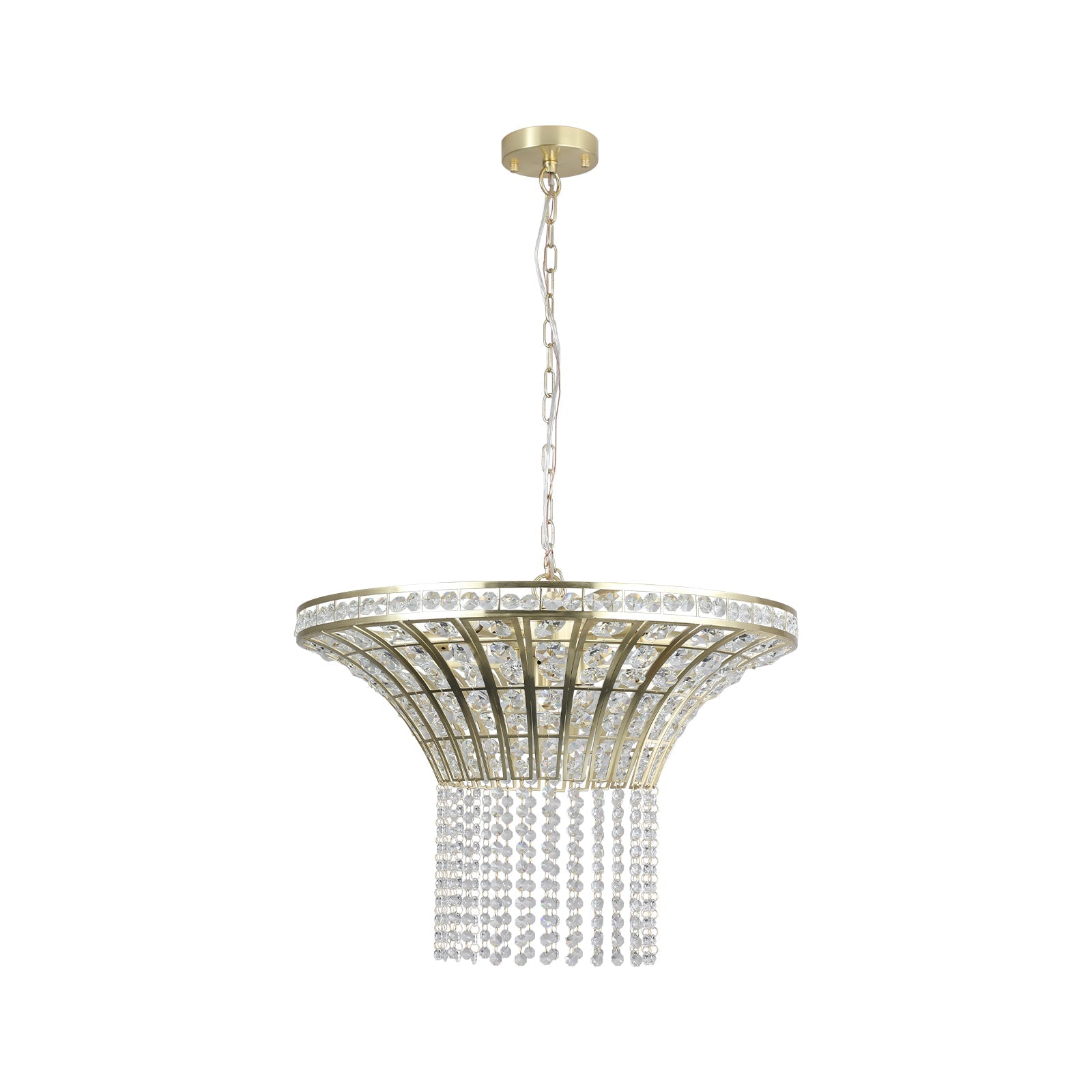 Modern Transparent Crystal Chandelier - evoltleds