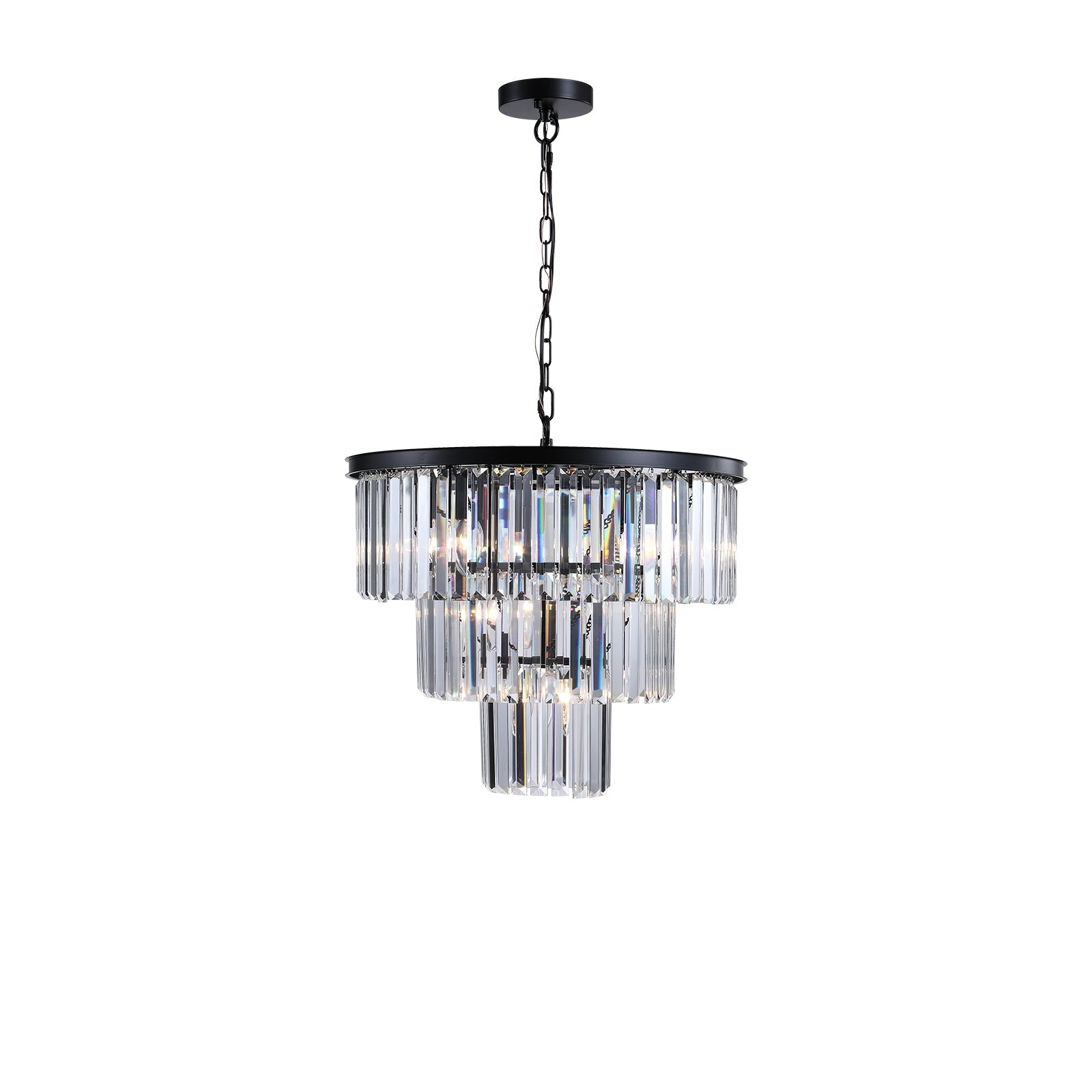 Opulent Noir Crystal Chandelier - evoltleds