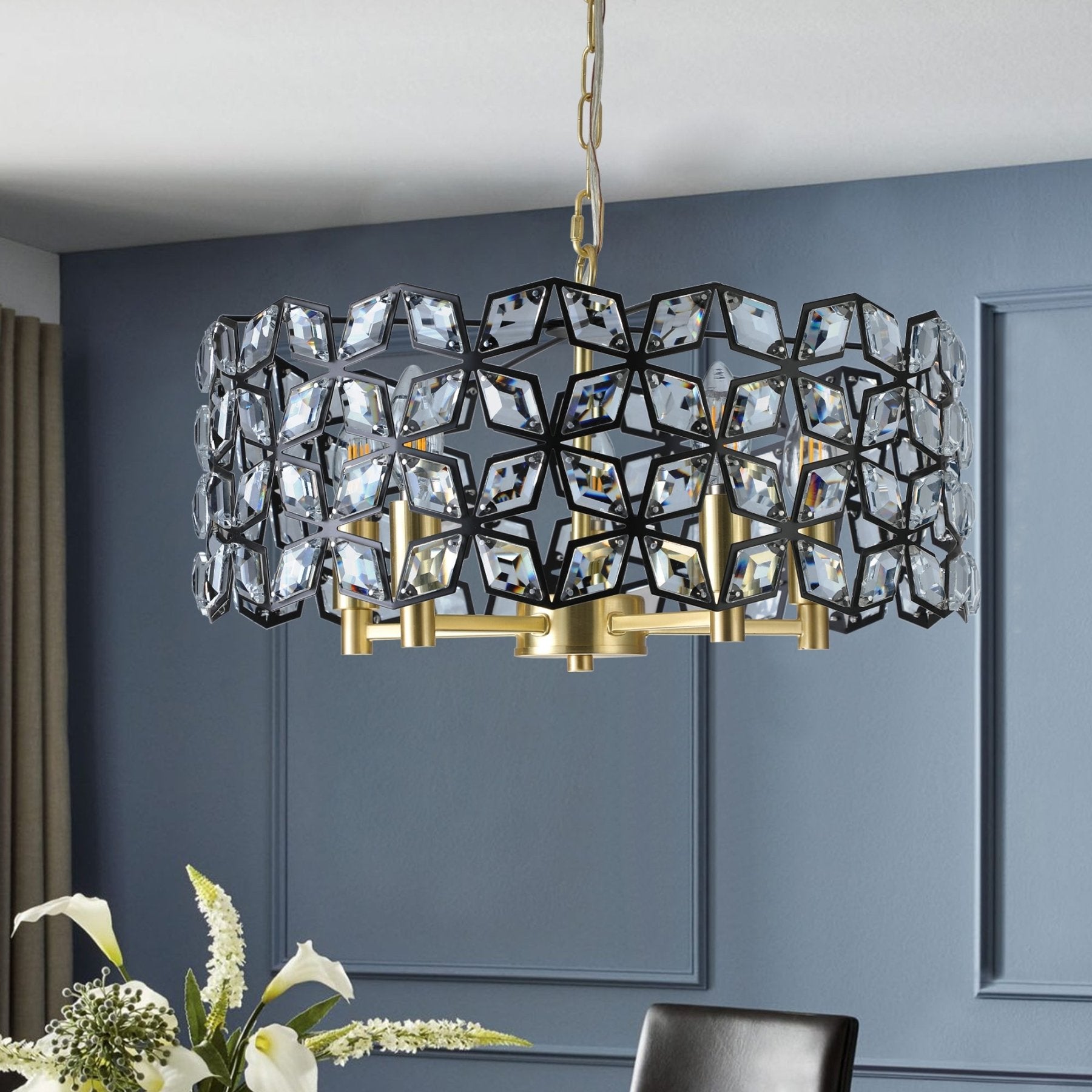 Radiant Crystal Round Chandelier - evoltleds