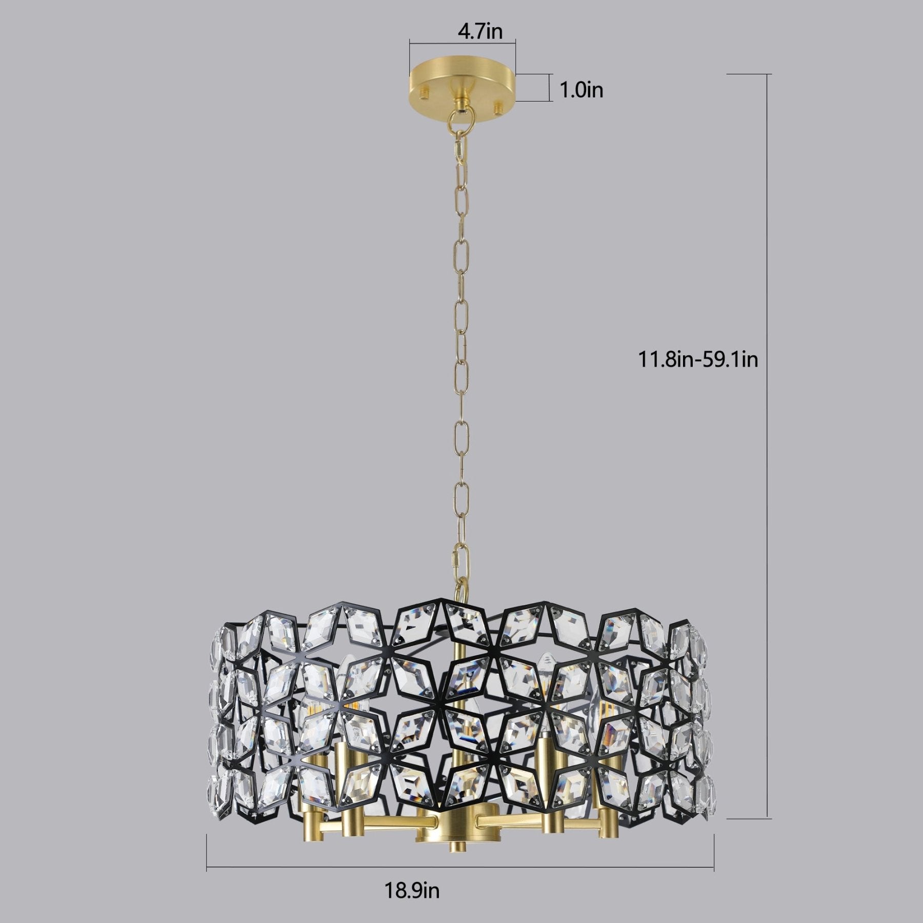 Radiant Crystal Round Chandelier - evoltleds